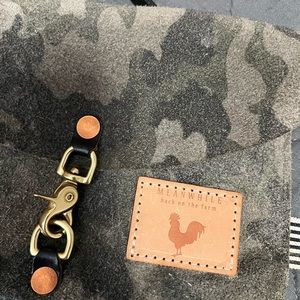 Camouflage Leather Envelope clutch and crossbody